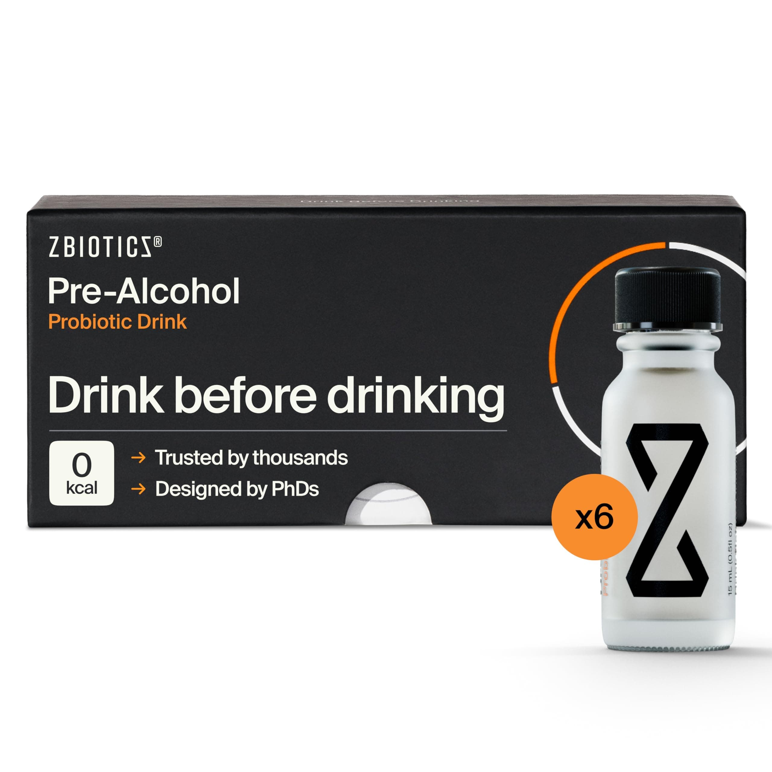 ZBiotics 6-Pack 0.5 Fl Oz Bottles